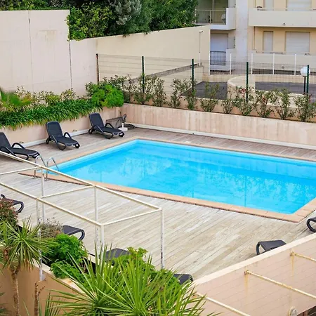 Rio - Ideal Congres-200 M Plages - App 6pers- Climatise, Terrasse, Piscine, Parking 公寓 戛纳