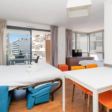 Rio - Ideal Congres-200 M Plages - App 6pers- Climatise, Terrasse, Piscine, Parking Daire Cannes